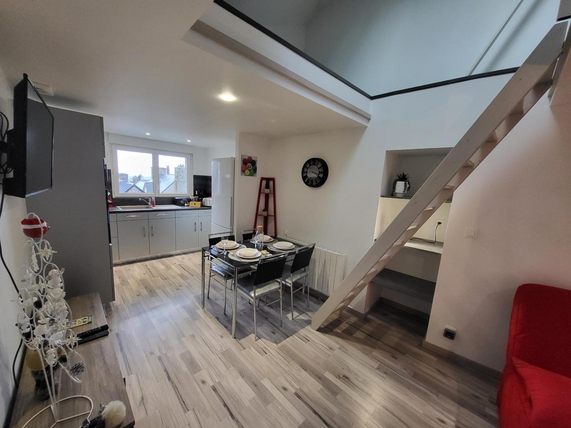 Appartement Margotte à Les Pieux Extérieur photo
